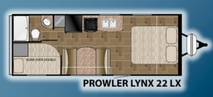 View 2014 Heartland Prowler Lynx 22LX complete specs and manufacturer brochures