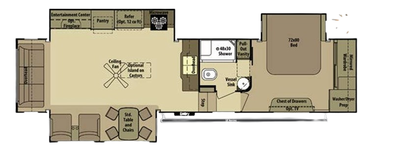 View 2014 Highland Ridge Open Range 368RLS complete specs and manufacturer brochures