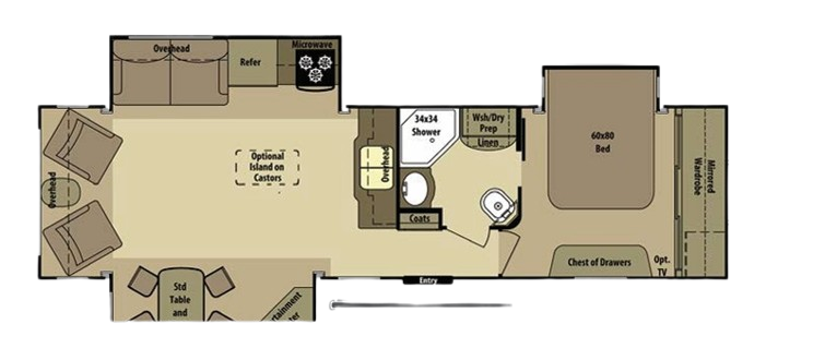 View 2014 Highland Ridge Open Range Journeyer JT337RLS complete specs and manufacturer brochures