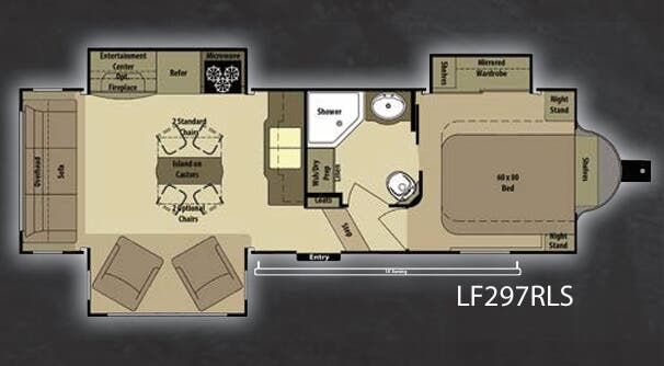 View 2014 Highland Ridge Open Range Light LF297RLS complete specs and manufacturer brochures
