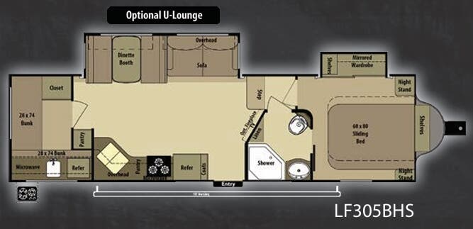 View 2014 Highland Ridge Open Range Light LF305BHS complete specs and manufacturer brochures