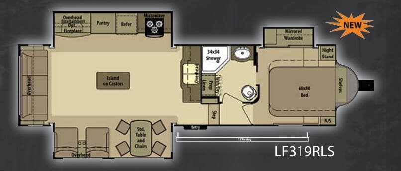 View 2014 Highland Ridge Open Range Light LF319RLS complete specs and manufacturer brochures