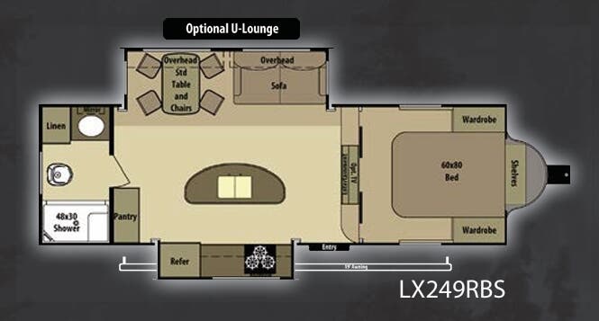 View 2014 Highland Ridge Open Range Light LX249RBS complete specs and manufacturer brochures