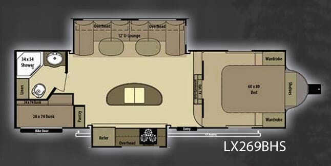 View 2014 Highland Ridge Open Range Light LX269BHS complete specs and manufacturer brochures