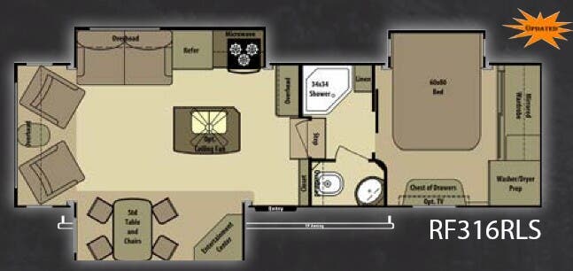 View 2014 Highland Ridge Open Range Roamer RF316RLS complete specs and manufacturer brochures