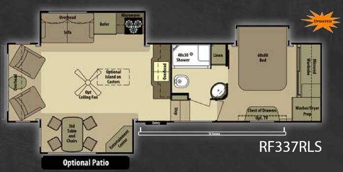 View 2014 Highland Ridge Open Range Roamer RF337RLS complete specs and manufacturer brochures