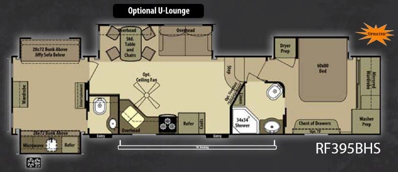 View 2014 Highland Ridge Open Range Roamer RF395BHS complete specs and manufacturer brochures
