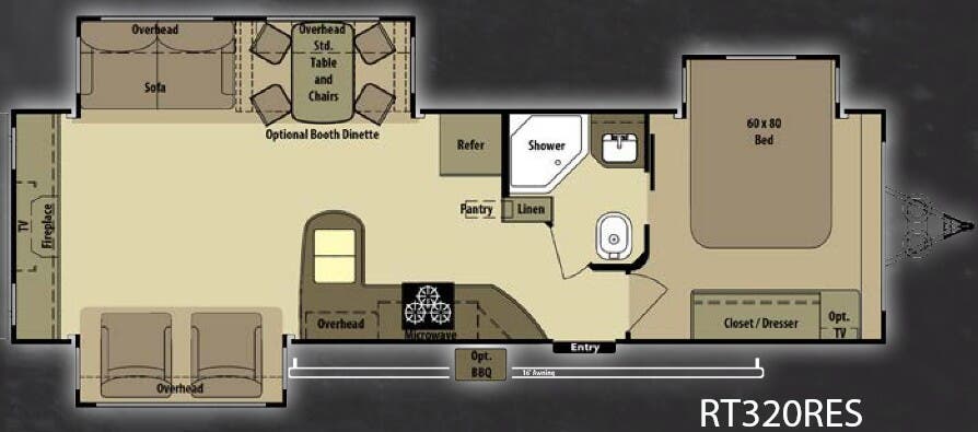 View 2014 Highland Ridge Open Range Roamer RT320RES complete specs and manufacturer brochures