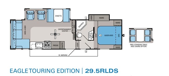 View 2014 Jayco Eagle Touring Edition 29.5RLDS complete specs and manufacturer brochures
