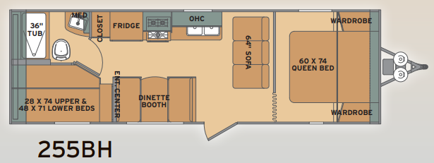View 2014 Shasta Flyte 255BH complete specs and manufacturer brochures