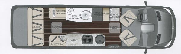 View 2015 Airstream Interstate Grand Tour Base complete specs and manufacturer brochures