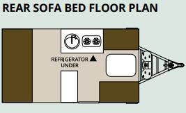 View 2015 Aliner Classic Rear Sofa complete specs and manufacturer brochures