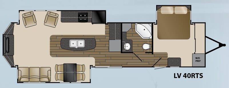 View 2015 Breckenridge Lakeview 40 RTS complete specs and manufacturer brochures