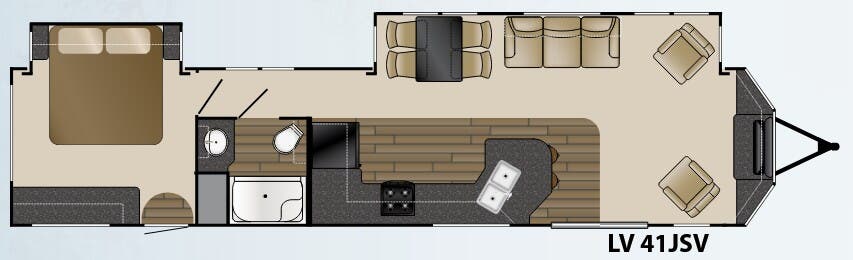 View 2015 Breckenridge Lakeview 41 JSV complete specs and manufacturer brochures
