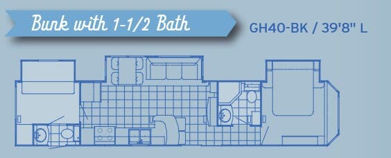 View 2015 Canterbury RV Grand Haven GH40-BK complete specs and manufacturer brochures