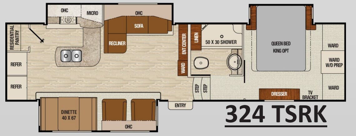 View 2015 Coachmen Chaparral 324 TSRK complete specs and manufacturer brochures