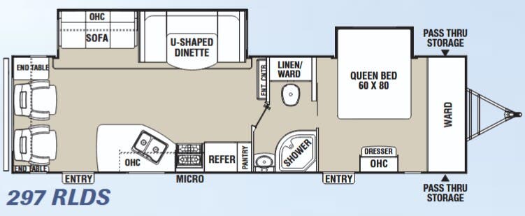 View 2015 Coachmen Freedom Express Liberty Edition 297 RLDS complete specs and manufacturer brochures