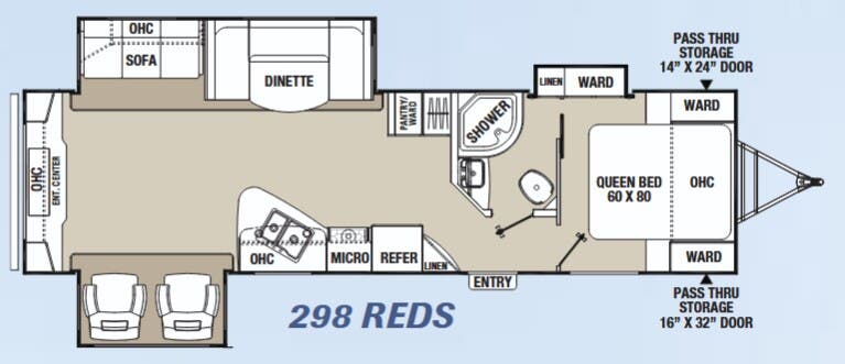 View 2015 Coachmen Freedom Express Liberty Edition 298 REDS complete specs and manufacturer brochures
