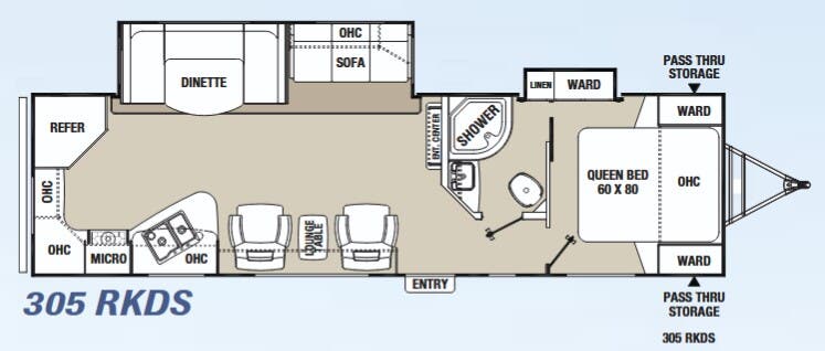 View 2015 Coachmen Freedom Express Liberty Edition 305 RKDS complete specs and manufacturer brochures
