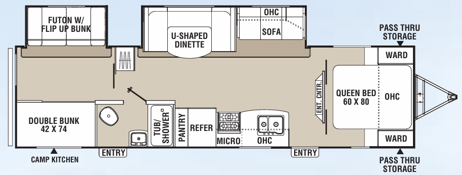 View 2015 Coachmen Freedom Express Maple Leaf Edition 310 BHDS complete specs and manufacturer brochures