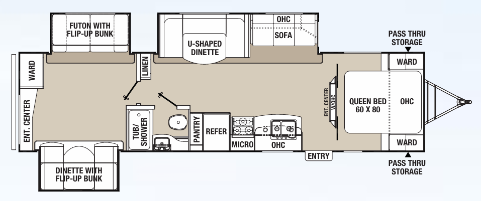 View 2015 Coachmen Freedom Express Maple Leaf Edition 312 BHDS complete specs and manufacturer brochures