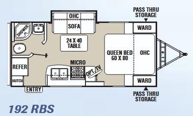 View 2015 Coachmen Freedom Express Ultra Lite 192 RBS complete specs and manufacturer brochures