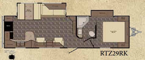 View 2015 CrossRoads Rezerve RTZ29RK complete specs and manufacturer brochures