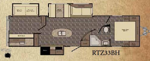 View 2015 CrossRoads Rezerve RTZ33BH complete specs and manufacturer brochures
