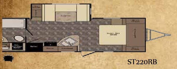 View 2015 CrossRoads Sunset Trail Super Lite ST220RB complete specs and manufacturer brochures