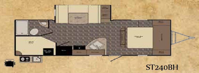 View 2015 CrossRoads Sunset Trail Super Lite ST240BH complete specs and manufacturer brochures