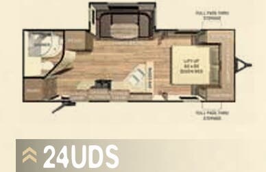 View 2015 Cruiser RV Enterra 24UDS complete specs and manufacturer brochures