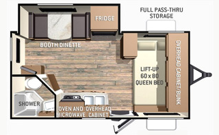 View 2015 Cruiser RV Fun Finder 189FDS complete specs and manufacturer brochures