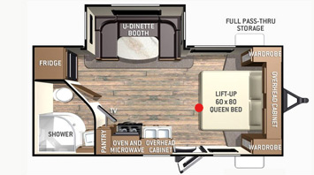 View 2015 Cruiser RV Fun Finder 210UDS complete specs and manufacturer brochures