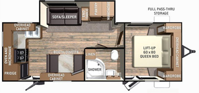 View 2015 Cruiser RV Fun Finder 241LRK complete specs and manufacturer brochures