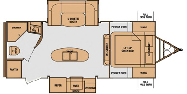 View 2015 Cruiser RV Radiance 21RBIK complete specs and manufacturer brochures