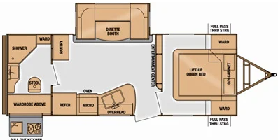 View 2015 Cruiser RV Radiance 22RBDS complete specs and manufacturer brochures