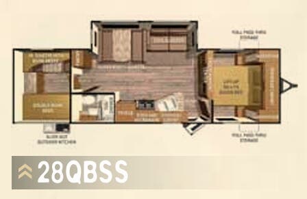 View 2015 Cruiser RV Radiance 28QBSS complete specs and manufacturer brochures