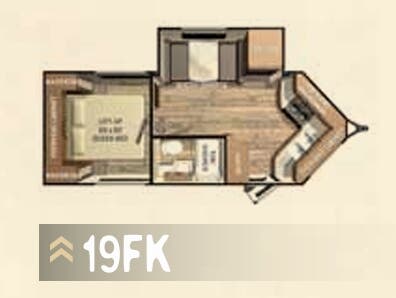 View 2015 Cruiser RV ViewFinder Signature 19FK complete specs and manufacturer brochures
