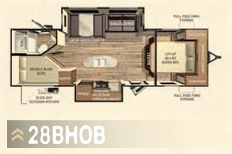 View 2015 Cruiser RV ViewFinder Signature 28BHOB complete specs and manufacturer brochures
