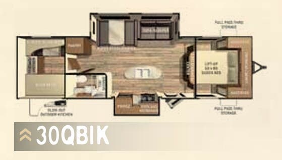 View 2015 Cruiser RV ViewFinder Signature 30QBIK complete specs and manufacturer brochures