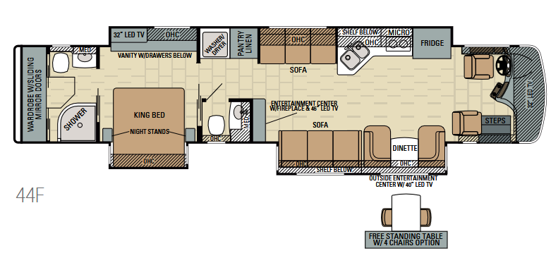 View 2015 Entegra Coach Anthem 44F complete specs and manufacturer brochures