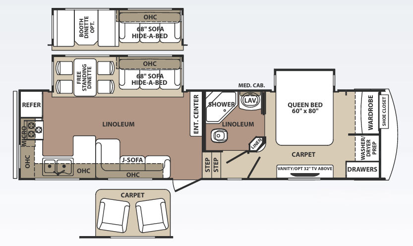 View 2015 Forest River Blue Ridge 2950RK complete specs and manufacturer brochures