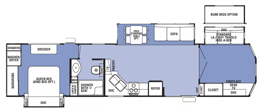 View 2015 Forest River Cedar Creek Cottage 40CD complete specs and manufacturer brochures