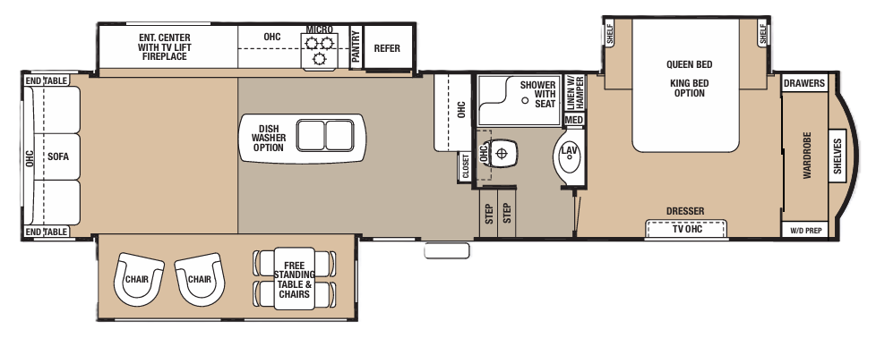 View 2015 Forest River Cedar Creek Hathaway Edition 36CKTS complete specs and manufacturer brochures