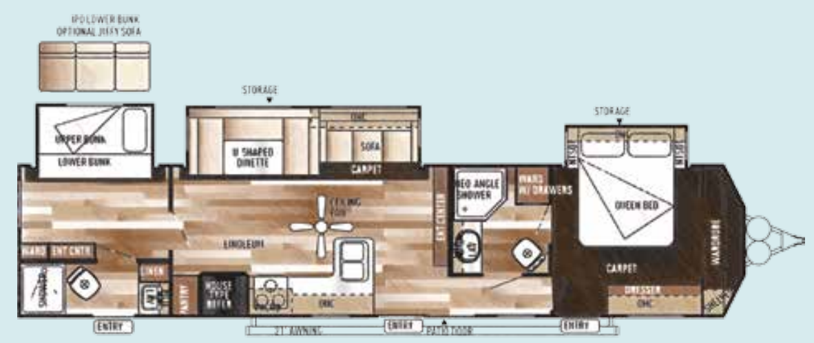 View 2015 Forest River Salem Villa 426-2B complete specs and manufacturer brochures