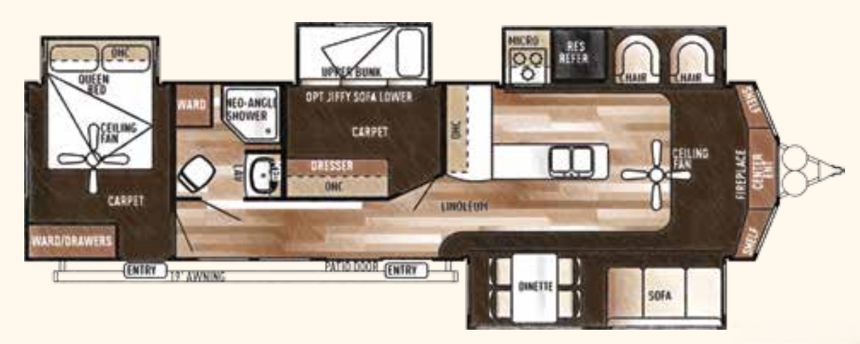 View 2015 Forest River Salem Villa Estate 385FLBH complete specs and manufacturer brochures
