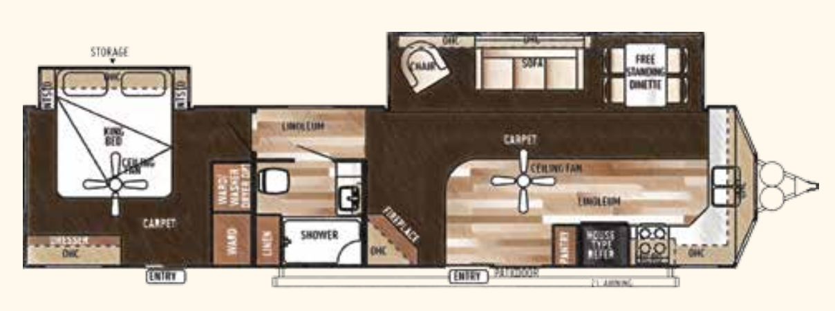View 2015 Forest River Salem Villa Estate 394FKDS complete specs and manufacturer brochures