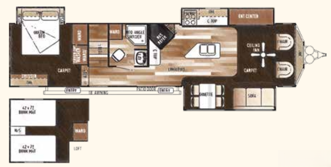 View 2015 Forest River Salem Villa Estate 4092BFL complete specs and manufacturer brochures