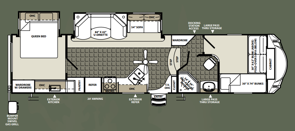 View 2015 Forest River Sandpiper Select 32QBBS complete specs and manufacturer brochures