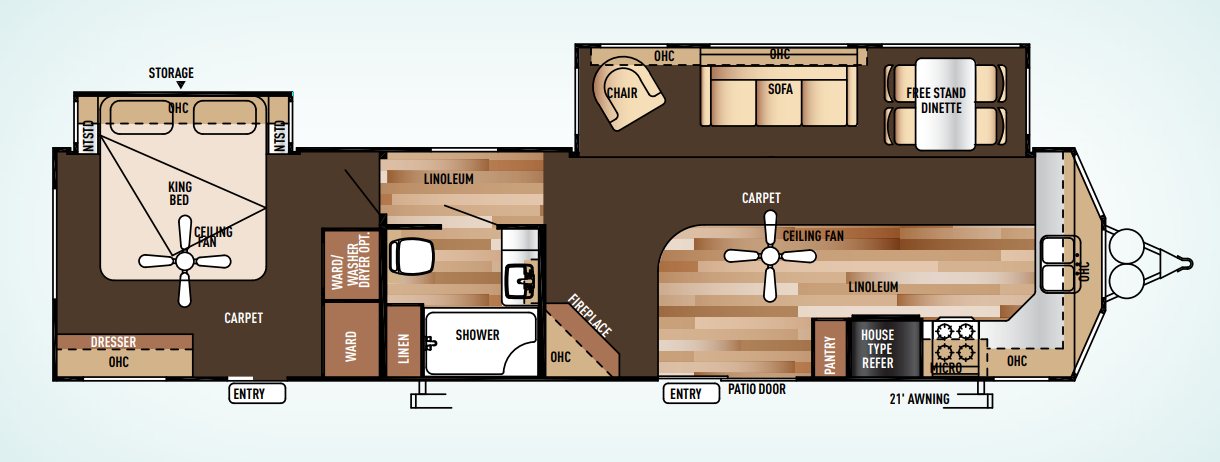 View 2015 Forest River Wildwood Lodge 394FKDS complete specs and manufacturer brochures